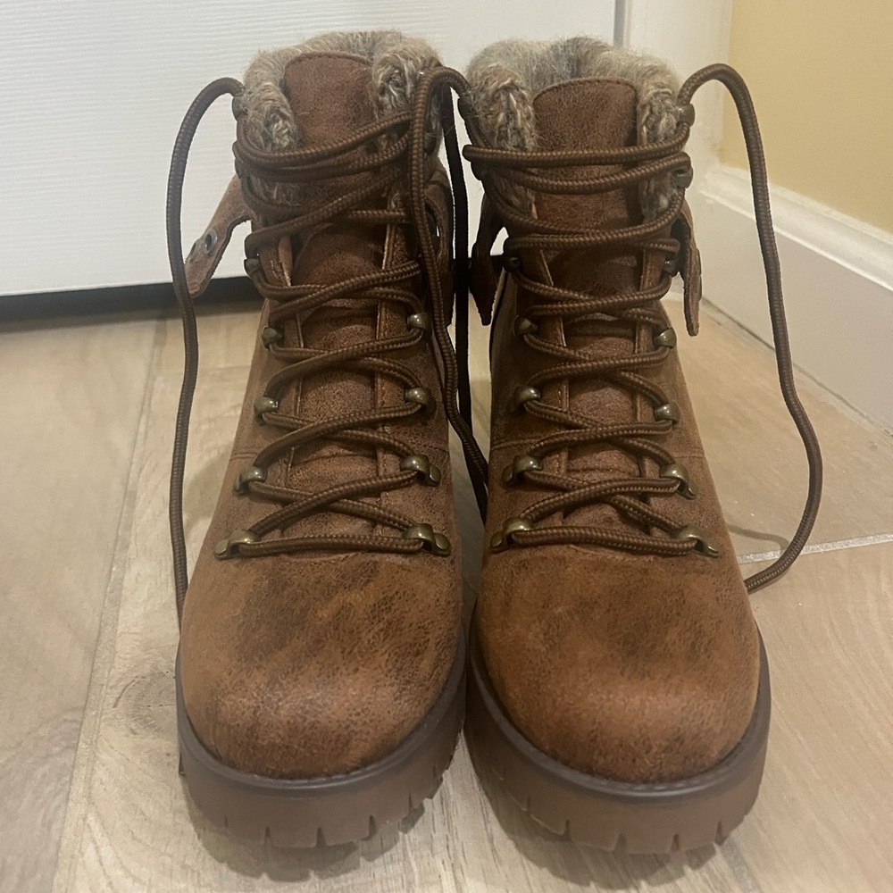 Steve Madden Gullible brown heeled boots - Picture 6 of 7